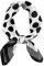 LumiSyne Retro Seidenschal Damen Klassische Polka Dots Hochwertige Satin Seide Gepunktet Quadratischer Schal Bandana Kopfschmuck Haarband Senior Zubehör