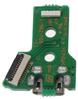 Abwan PCB-Karte, USB-Ladeanschluss-Sockelplatine für JDS-050 JDS 055 PS4-Controller-Ladeplatine ersetzen