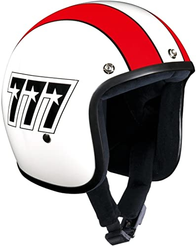 Bandit Jet 777 Jethelm (White/Red,XL (61/62))