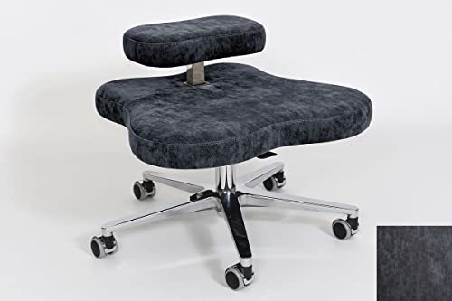 DragonflyChair - aktiver Bürostuhl zum Sitzen in verschiedenen Stellungen (im Schneidersitz, in japanischer Sitzhaltung, hocken oder auf andere Weise); wie Kinder auf dem Boden. (Standard, Charcoal)