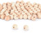 Vaessen Creative 11006-004 Unbehandelte Holzperlen, ø 15 mm, 100 Stück, Runde Perlen zum Basteln von DIY handgefertigte Dekorationen Schmuck Handwerk, Holz, Piece