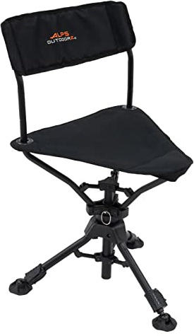 ALPS OutdoorZ Triad Swivel Stool - Black