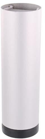 WAGNER Möbelbein/Tischbein/Möbelfuß/Systemrohr TENO - Ø 60 x 200 mm, individuell mit TENO System und QuickClick kombinierbar, Stahl in Aluminium Eloxaloptik, Tragkraft 50 kg - 12341801