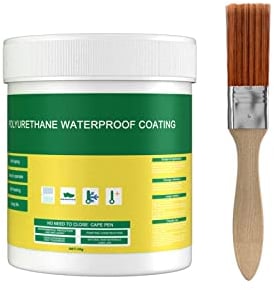 Scellant invisible imperméable, revêtement imperméable en polyuréthane, revêtement anti-fuite adhésif en polyuréthane pour la toiture de la salle de bain de la maison (30g)