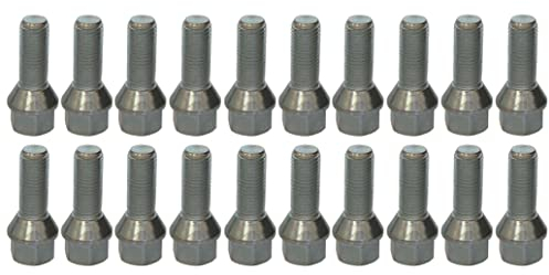 Radschrauben Radbolzen M12x1,5x24 Kegelbund kompatibel mit DACIA Duster SD Duster II SR