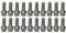 Radschrauben Radbolzen M12x1,5x24 Kegelbund kompatibel mit DACIA Duster SD Duster II SR