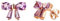 Orovi Orecchini Donna Argento 925 Placcato Oro Rosa con Ametiste. Orecchino Fiocco a Lobo Classico anallergico, Chiusura con perno passante e farfalla.