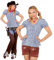 W WIDMANN MILANO Party Fashion - Bluse, Bayerin, Trachtenbluse, Damenhemd, Bierfest, Cowgirl, Sheriff