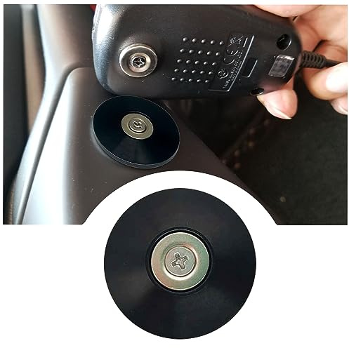 Timilge Magnetic Radio Mic Holder CB Mic Mount for 07-24 Wrangler JK JL JT