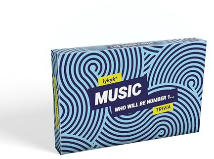iykyk Music – Ultimatives Musik-Quizspiel – 150 Karten mit Chart-Topping Künstler, Songs und Alben – Twist on Classic Quiz – Ideal für Spieleabende und Reisen – zeigen Sie Ihr musikalisches Wissen