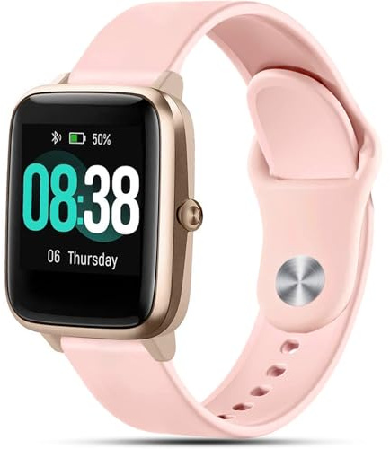 VELULYX Correa silicona para Veryfitpro Smartwatch ID205L, 19mm Correa deportiva para GRV FC1,IDW15, ID205L, ID205U, ID205S, ID205G, ID215G, ID216, SW020, SW021, SW023, YM021, YM023, Uwatch3 Ufit GT