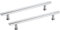 sourcing map 2 Pcs Shower Door Handle, 300mm Hole Center Shower Glass Door Pull Towel Bar 304 Stainless Steel Door Knob, Silver