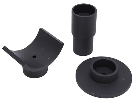 Bottle Jack Pad, Bottle Jack Adapter Saddle for 1.5in Lifting Platform or Smaller, Fit 12 Ton Bottle Jack, Jack Stand Pad Set, Lifting Axle Saddle Replacement, Black
