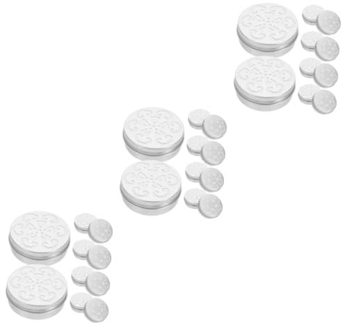 BUGUUYO 30 STK Aluminiumbox mit Hohlgewinde schmilzt Halter Behälter für Aluminiumdosen Raumlufterfrischer Room Fragrance natürlicher Aromadiffusor Geruchstraining für Hunde