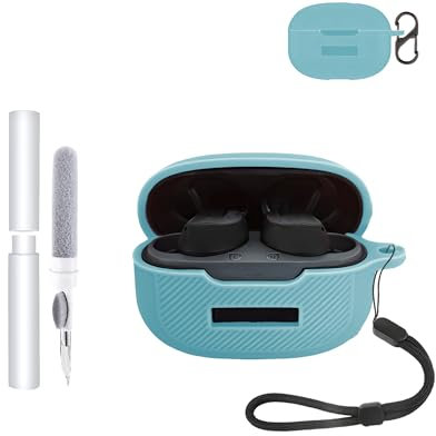 Silicone Protective Case for Raycon Everyday Earbuds(2024 Edition) Earbuds - Durable and Eco-Friendly Bluetooth Earphone Cover with Precise Holes - Shock-proof, Comfortable Touch - Green