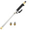 Jetsono 2-in-1 High Pressure Water Gun & Hose Attachment - 18 Portable Pressure Washer Wand with 3 Nozzles, Aluminum Alloy Jet Washer for Garden, Car, and Outdoor Cleaning (Black)