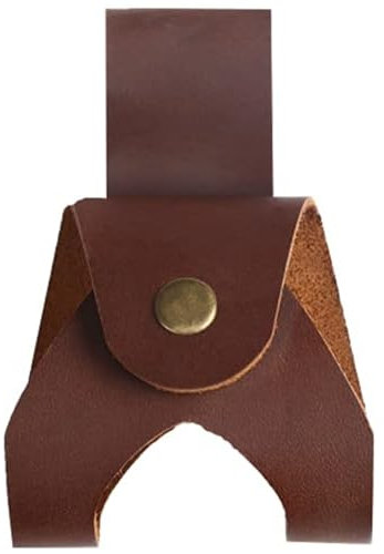 Hammer Holder Leather Vintage Brown Axe Holder Practical Hammer Holsters for Middle-Sized Axes Leather Axe Belt Loop Small Hatchet Carrier Holsters