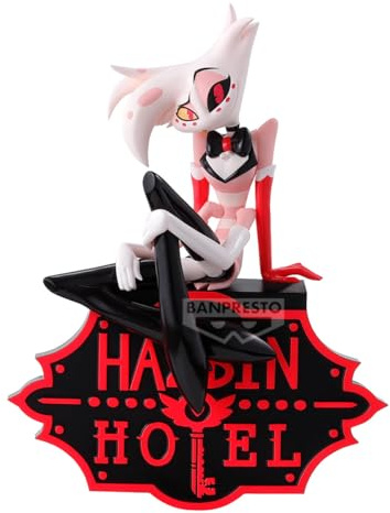 Banpresto BP29701P Actionfigur, Angel Dust Hazbin Hotel, Monitor Top (Ver.A), 16 cm, Mehrfarbig, Sammelfigur, optimal für Anime-Fans