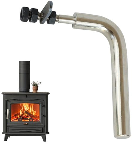 BEAHING Fire Place, Kamin-Türgriffe, L-förmige glatte und robuste Ersatzkamin-Griff für Haushalt, Hotel, Metall