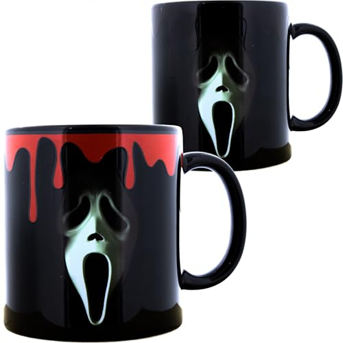 Surreal Entertainment Scream Ghostface 15 oz. Heat Change Mug