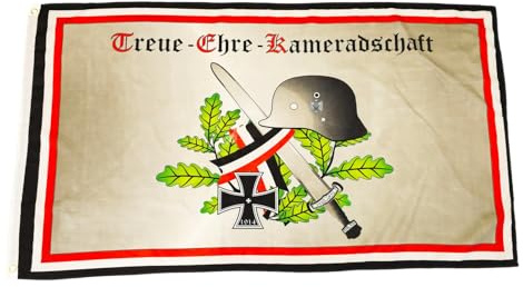 Fahne Flagge Deutsches Reich - Treue Ehre Kameradschaft - 90 x 150 cm