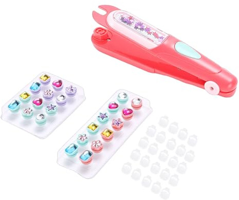 GEERYZHE Haarschmuck-Stempel mit 24 Glitzernden Strasssteinen – Wiederverwendbares Bling-Haar-Styling-Werkzeug für Mädchen mit Glänzendem Haarschmuck