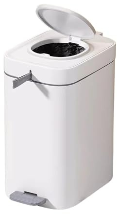 LiQENT-149 poubelle de cuisine Poubelle domestique salle de bain pied avec couvercle grande capacité toilette spécial salon cuisine
