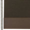Liedeco Seitenzugrollo Dekor Natur 080 x 180 cm Dunkelbraun