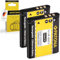 PATONA 2x Battery replacement for Panasonic VW-VBX070, Toshiba PX1686, Sanyo DB-L80, Pentax D-Li88