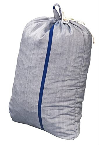 Bewohner-Wäschesack mit Kordelseilzug, 100 % Polyester, ca. 6 kg Farbe blau (55)