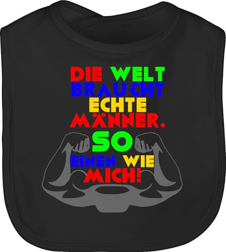 beVintage - BZ12 Baby Baumwoll Latz Lätzchen - Geschenk zum Vatertag - Echte Männer