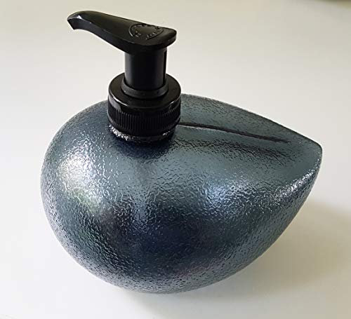 koziol Seifenspender 450 ml GRACE SENSE, Kunststoff, transparent anthrazit, 10,5 x 12,7 x 11,7 cm