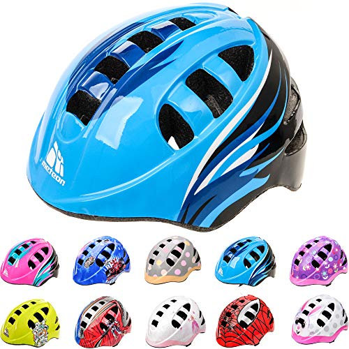 meteor Kinder fahrradhelm ab 1 Jahr – sicherer & stoßdämpfender Kinderhelm mit verstellbarem Headlock - waschbarem Fahrrad Helm Innenfutter – optimaler Schutz & leichtes Design für Baby-Abenteurer