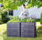 Yerd Ergo Hochbeet-System, 5 Jahre Garantie, Made in Germany (6 x Höhe 25cm 80x60cm)