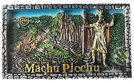 Ancient Remains of Machu Picchu Peru 3D Kühlschrank Magnet Tourist Souvenir Geschenk Sammlung Home & Kitchen Dekoration Magnet Peru Kühlschrank Magnet