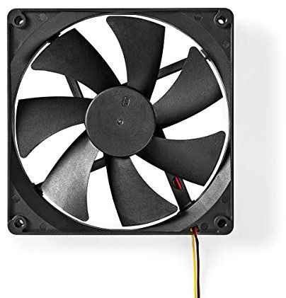 Nedis Ventilator (Gehäuselüfter) für PC mit Hydrolager - 140 x 140 x 25 mm