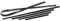 Unger Pro Abziehergummi Soft 45 cm Fensterwischergummi Glaswischergummi Glasabziehergummi Abziehergummi Ersatzgummi