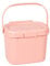 Addis 518537 Everyday Kitchen Food Waste Compost Caddy Bin, 4.5 Litre, Blush Pink