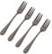Viners Select Set of 4, 18/0 Stainless Steel Pastry Fork Set, Grey