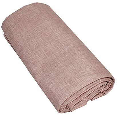 Russo Tessuti Telo Multiuso Arredo Grand Foulard Tovaglia Rosa Antico Cipria 240x270 cm