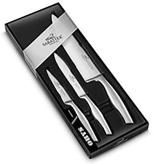 sabatier international Coffret de 3 Couteaux de Cuisine Office + Universel + Chef Orys