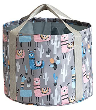 GNCLOUD Collapsible Foot Bath Basin 26L, Collapsible Bucket for Soaking Feet, Foot Spa Home Pedicure Basin for Feet, Foldable Water Bucket for Travel/Fishing/Camping