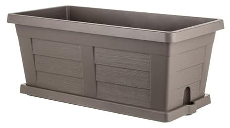 Bama FIORIERA RETTANGOLARE cm 60 x 30 x 26 - cappuccino (senza sottovaso)