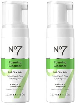 Boots Foaming Cleanser for Oily Skin x 2 x 150ml Bottles