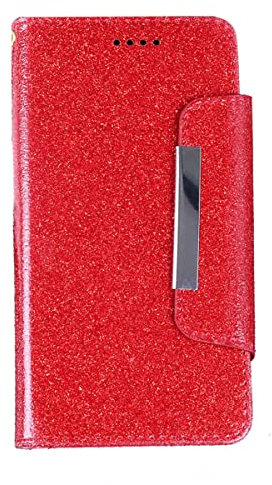 LCEHTOGYE Hülle für Motorola Edge 40 Pantone, Handyhülle Hochwertige Bumper Schutzhülle Cover PU Case Handytasche für Motorola Edge 40 Pantone - Rot