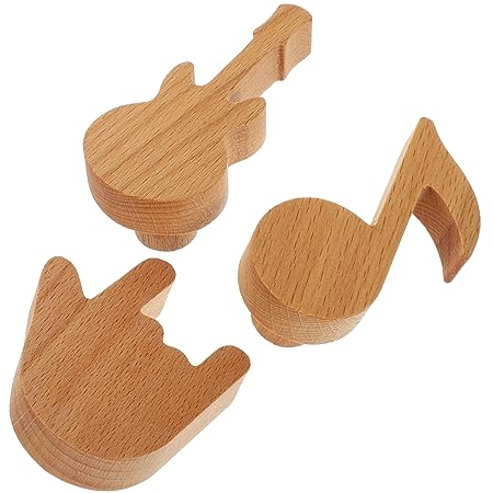 Zerodeko Kitchen Hook Hanging Hook 3Pcs Door Back Hanger Hook Wood Storage Hanger Coat Hanger Hooks hat Rack Wood Hook Kitchen Hooks