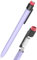 TRONWIN Pencil Case for Apple Pencil 1st Generation Sleeve Silicone Protective Cover Skin with Sturdy Clip Compatible with Charger Adapter【NOT included】 and Apple Pencil 1st Generation (Lavender)