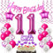 Deko 11. Geburtstag Mädchen luftballons 11 Geburtstag Deko Geschenk für 11. Geburtstag Mädchen rosa 11. Geburtstag Tortendeko 11 Mädchen Geburtstagsdeko 11 jahre Mädchen Geburtstag dekoration rosa