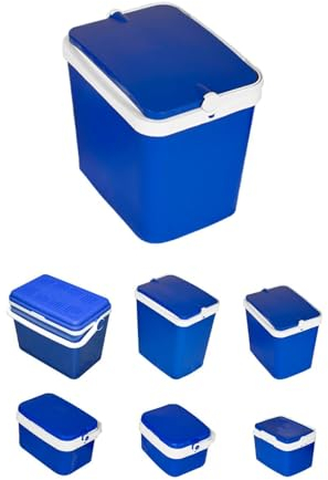 JARDIN202 - Nevera Portátil Rígida – Nevera Térmica con Asa para Camping, Barbacoa y Viaje | 24 L (Azul)