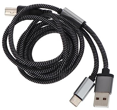 BESTonZON Adapterkabel Mikrofon Controller-adapter Kabel Für Musikinstrument Rosa Flauschige Absätze Elektronische Tastaturen Druckerkabel Sopran-saxophon Audioleitung Midi- Usb
